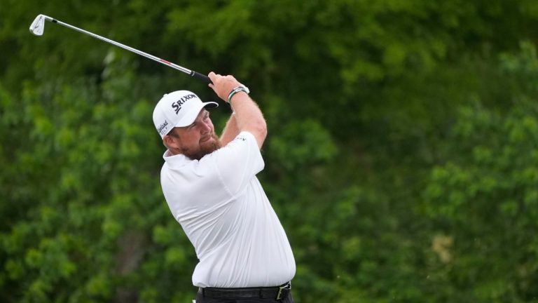 Shane Lowry, of Ireland, hits off the second fairway during the final round of the PGA Zurich Classic golf tournament at TPC Louisiana in Avondale, La., Sunday, April 28, 2024. (Gerald Herbert/AP Photo)