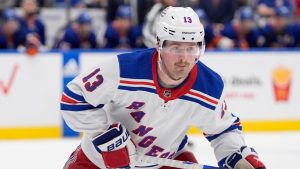 New York Rangers winger Alexis Lafrenière. (Frank Franklin II/AP)