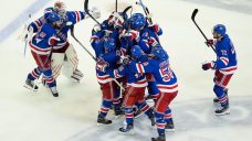 Goodrow scores in overtime, Rangers outlast Panthers to tie series 1-1