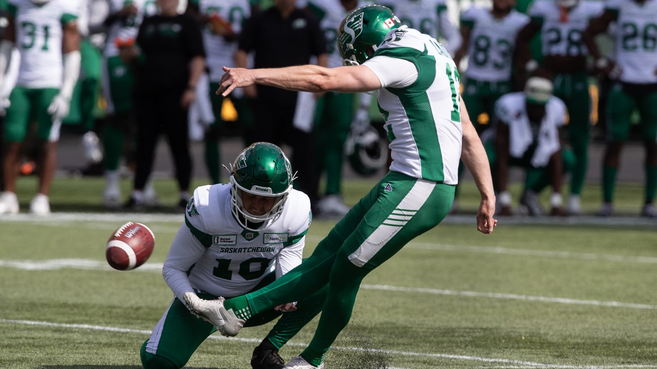 Roughriders reacquire kicker Lauther in trade with Redblacks