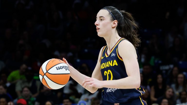 thumbnail image 2 of Caitlin Clark #22 Indiana Fever WNBA Signature Soft Style T-Shirt - Size L 2 of 6