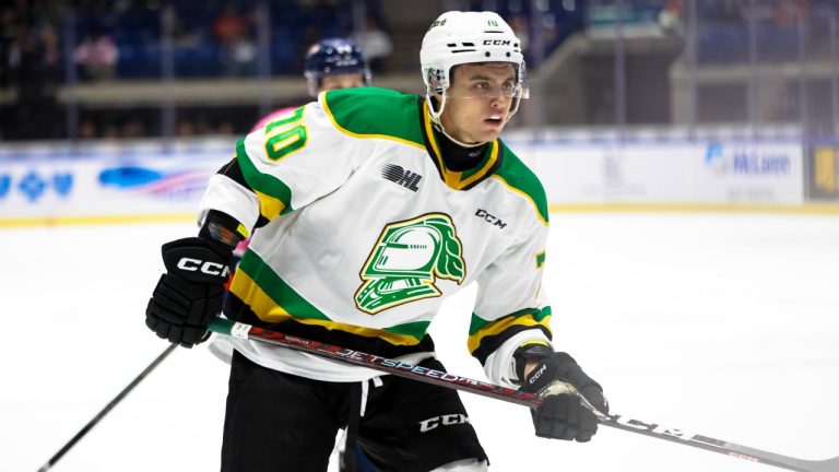 Ruslan Gazizov of the London Knights. (Natalie Shaver/OHL Images)