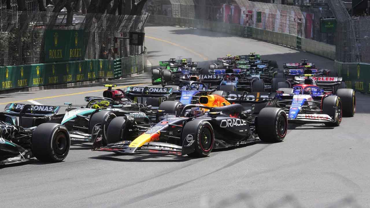 Monaco Ap Monaco GP starts with red flag after three cars crash on first lap ...