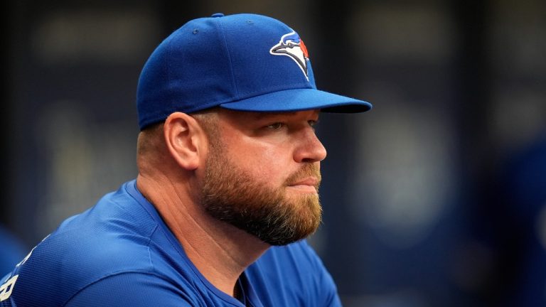 Toronto Blue Jays manager John Schneider during the first inning of a baseball game against the Tampa Bay Rays Thursday, March 28, 2024, in St. Petersburg, Fla. (Chris O'Meara/AP Photo)