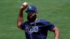 Rays’ Amed Rosario exits after getting hit in the head with 99 mph fastball