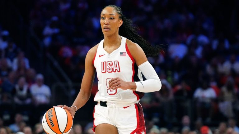 A'ja Wilson, of Team USA. (Ross D. Franklin/AP Photo)