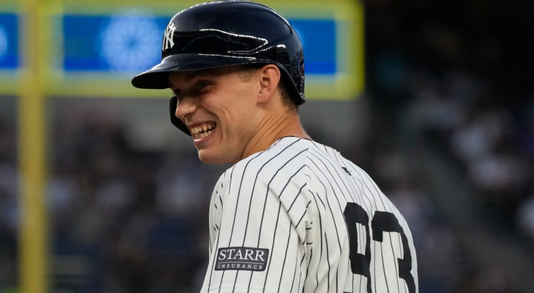 Rookie Ben Rice moved to Yankees' leadoff spot Volpe dropped to sixth