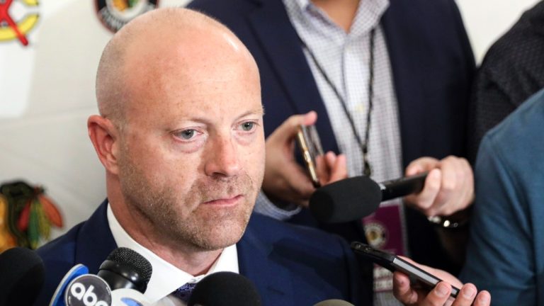 Stan Bowman, July 26, 2019. (AP/file)