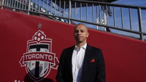 Toronto FC general manager Jason Hernandez At BMO Field. (Chris Young/CP)
