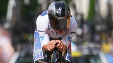 Evenepoel wins Tour de France time trial with vintage performance in Burgundy vineyards