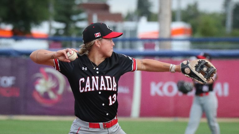 Canadian softball and baseball player Zoe Hicks. Photo courtesy of WBSC.