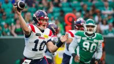 Alexander’s controversial TD leads Alouettes over Roughriders in battle of CFL’s top teams