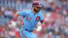 Phillies’ Weston Wilson hits for cycle vs. Nationals