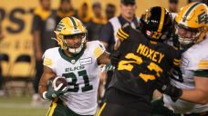 Rankin rushes for three touchdowns to power Elks to road win over Tiger-Cats