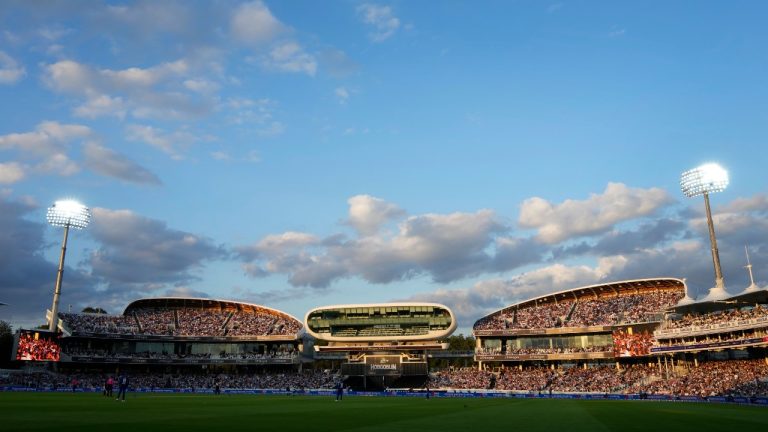 The sun shines at Lord's cricket ground in London. (AP/Kirsty Wigglesworth)