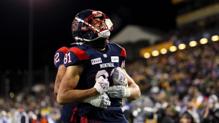 Montreal Alouettes wide receiver Austin Mack (81). (Nick Iwanyshyn/CP)