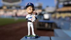 Ohtani-mania breaks out with bobblehead giveaway featuring Dodgers slugger and his dog