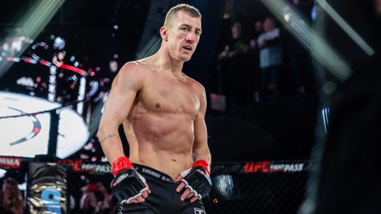 Welterweight fighter Pat Pytlik seen before a bout during a Unified MMA mixed martial arts event in Toronto. (Unified MMA/Unified Promotions)