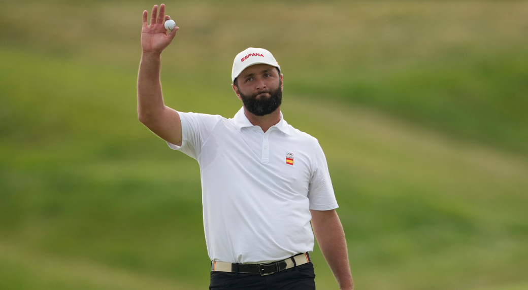 Rahm, Schauffele lead heading into final round of Olympic golf event Rahm, Schauffele lead heading into final round of Olympic golf event