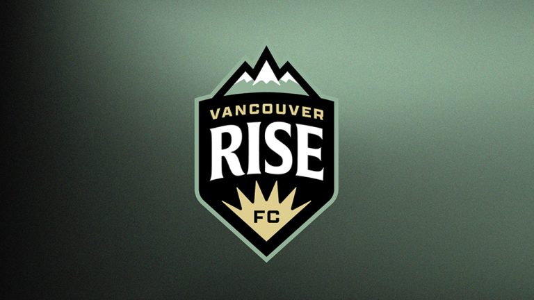 Vancouver Rise FC Logo seen August 26, 2024. The Vancouver Rise FC has been unveiled as the name for the city's new Northern Super League club.The new professional women's soccer team announced name Monday. (CP/ Vancouver Rise FC-HO)