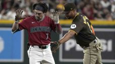Diamondbacks lose ground in NL playoff race after Padres win with five-run ninth