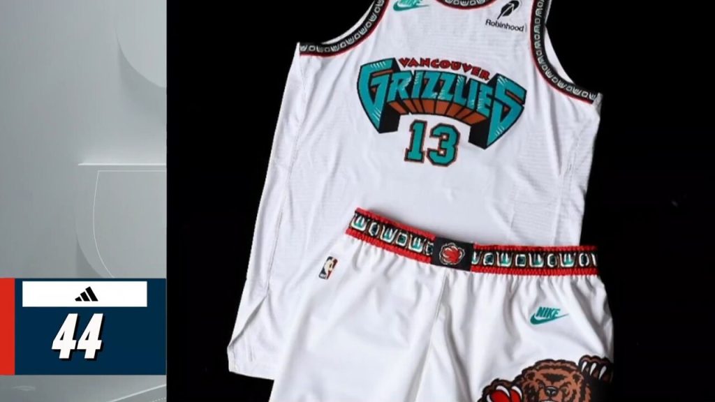 Grizzlies bringing back old Vancouver jerseys for 30th anniversary