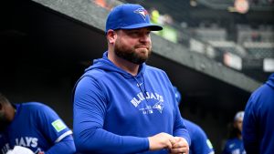 Toronto Blue Jays manager John Schneider looks on before a baseball game against the Baltimore Orioles, Wednesday, May 15, 2024, in Baltimore. (Nick Wass/AP)