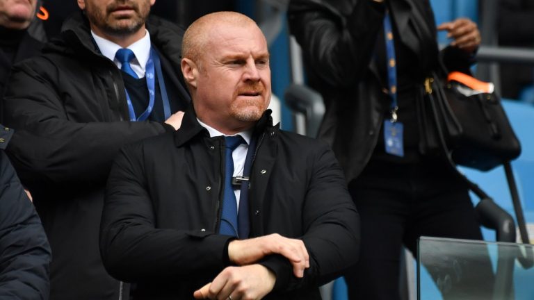 Everton head coach Sean Dyche. (AP/Rui Viera)