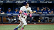 Aranda homers, six pitchers combine on a five-hitter and Rays beat Blue Jays