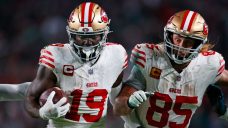 49ers’ Samuel hospitalized with pneumonia, Kittle day-to-day with foot sprain