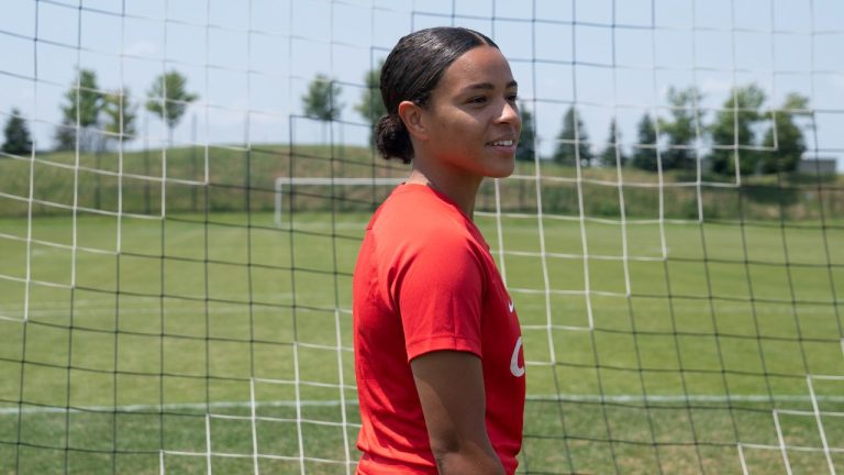 Canada's Marie-Yasmine Alidou. (CP/Chris Young)