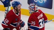 Canadiens’ Montembeault stays cool under pressure for season-opening win