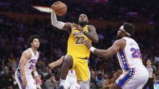 LeBron James has 114th triple-double in Lakers’ win over slumping 76ers