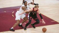 Raptors’ Gradey Dick leaves early vs. Cavaliers with left calf soreness