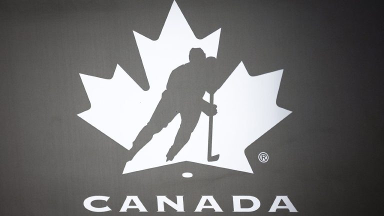 Hockey Canada's provincial and territorial members elected Daniel Fontaine and re-elected Gillian Apps and Amanda Fowler to the national sports organization's board for three-year terms Saturday. A Hockey Canada logo is seen on the door to the organization's head office in Calgary, Thursday, Jan. 11, 2024. (Jeff McIntosh/CP)