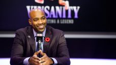 Carter speaks on relationship with Raptors fans during jersey retirement
