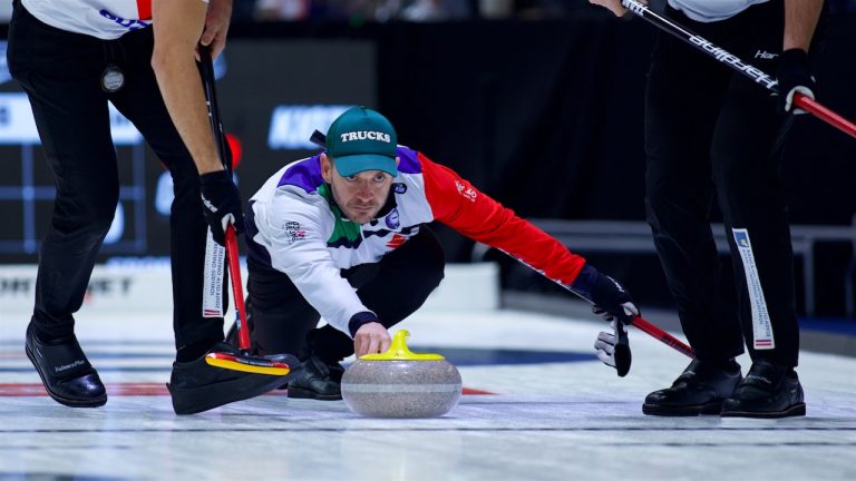 Joel Retornaz in action during the Co-op Canadian Open on Thursday, Nov. 7, 2024, in Nisku, Alta. (Anil Mungal/GSOC)