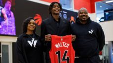 Raptors’ Ja’Kobe Walter available to make debut Friday vs. Lakers