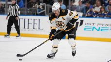 Bruins’ David Pastrnak leaves with upper-body injury vs. Capitals