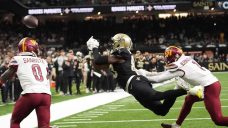 Commanders outlast Saints on New Orleans’ failed two-point try