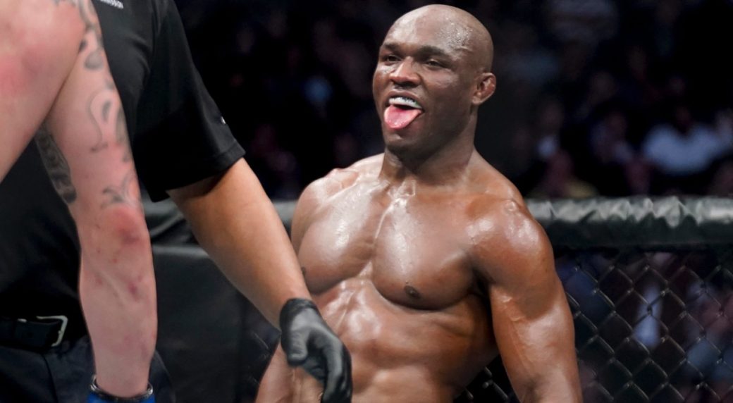 Kamaru-Usman-reacts-during-a-welterweight-mixed-martial-arts-championship-bout-at-UFC-268-in-New-York