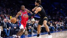 Short-handed 76ers beat East-leading Cavaliers to end seven-game skid