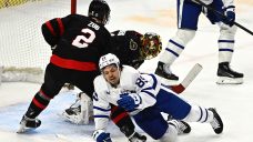 Depleted Maple Leafs fall to desperate Senators after ‘unlucky bounce’