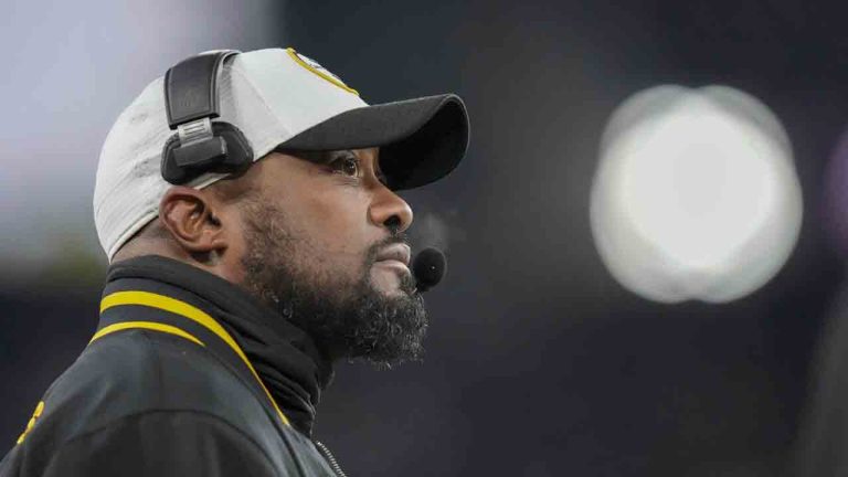 Former Pittsburgh Steelers head coach Mike Tomlin. (Stephanie Scarbrough/AP)