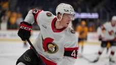 Senators’ Tyler Kleven leaves vs. Jets with lower-body injury