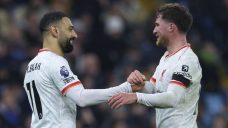 Salah scores, sets up equalizer as Liverpool draws at Villa to build league lead