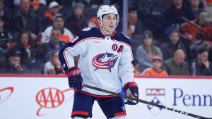 Columbus Blue Jackets defenceman Zach Werenski. (Matt Slocum/AP)