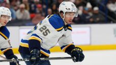 Blues’ Jordan Kyrou leaves game against Senators with injury