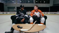 Byfield delivers some buttery passes under his dad’s watchful eye