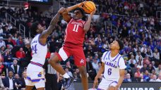 No. 10 Arkansas holds off No. 7 Kansas in matchup of marquee coaches